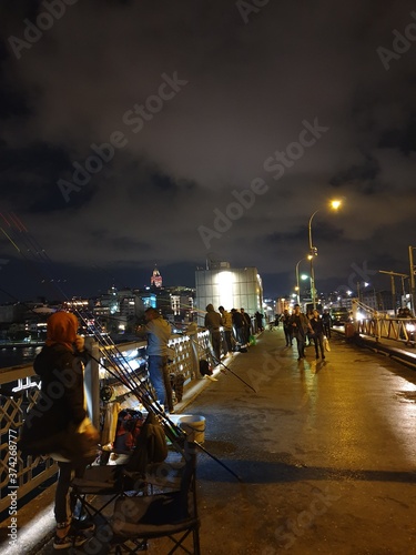 night view of the city