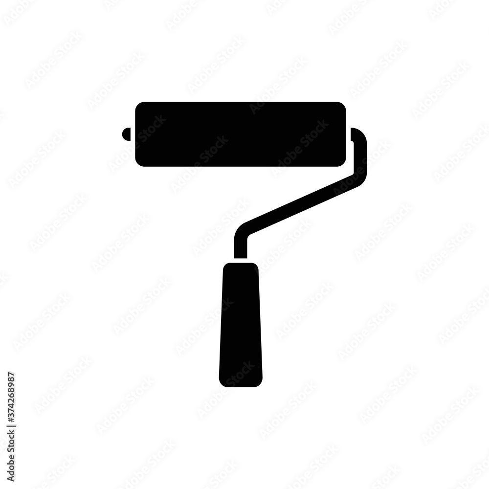 Paint roller icon. Vector web design. Paint roller icon. Vector web design.