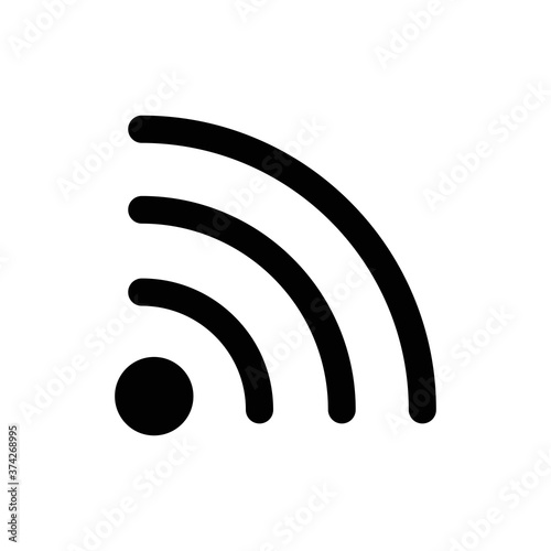 Wi Fi Icon, wireless Icon. Wi fi signal sign modern web icon. Wi Fi network icon.
