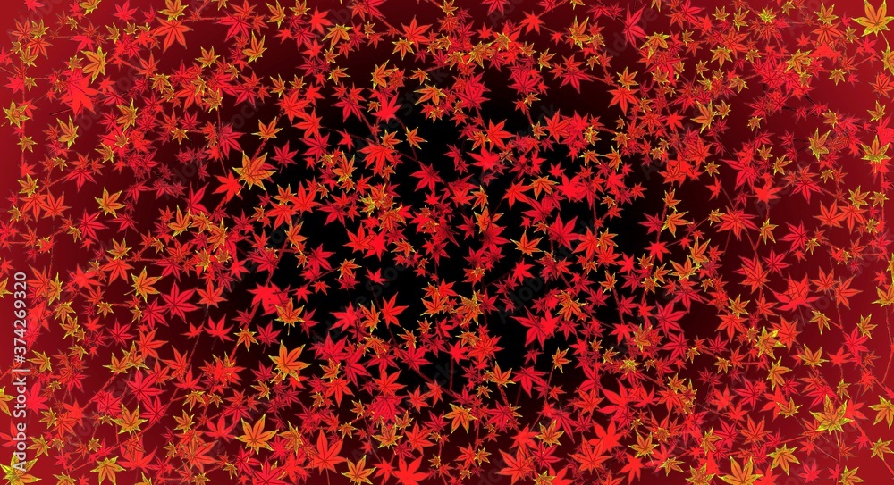 紅葉が一面の背景2 紅葉が一面の背景2