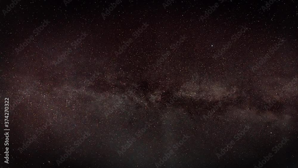 Timelapse video - night sky, many stars with milky way around Cepheus and Cygnus constellation, Satellites passing over, some clouds moving below Timelapse video - night sky, many stars with milky way around Cepheus and Cygnus constellation, Satellites passing over, some clouds moving below
