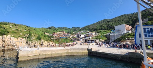 view of the bay of maemuldo korea