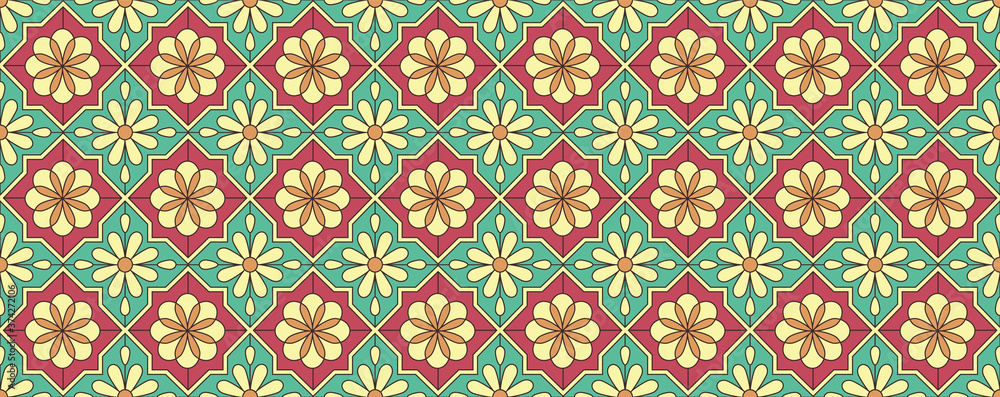 70's retro seamless pattern material vector illustration 70's retro seamless pattern material vector illustration