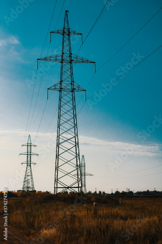 high voltage tower