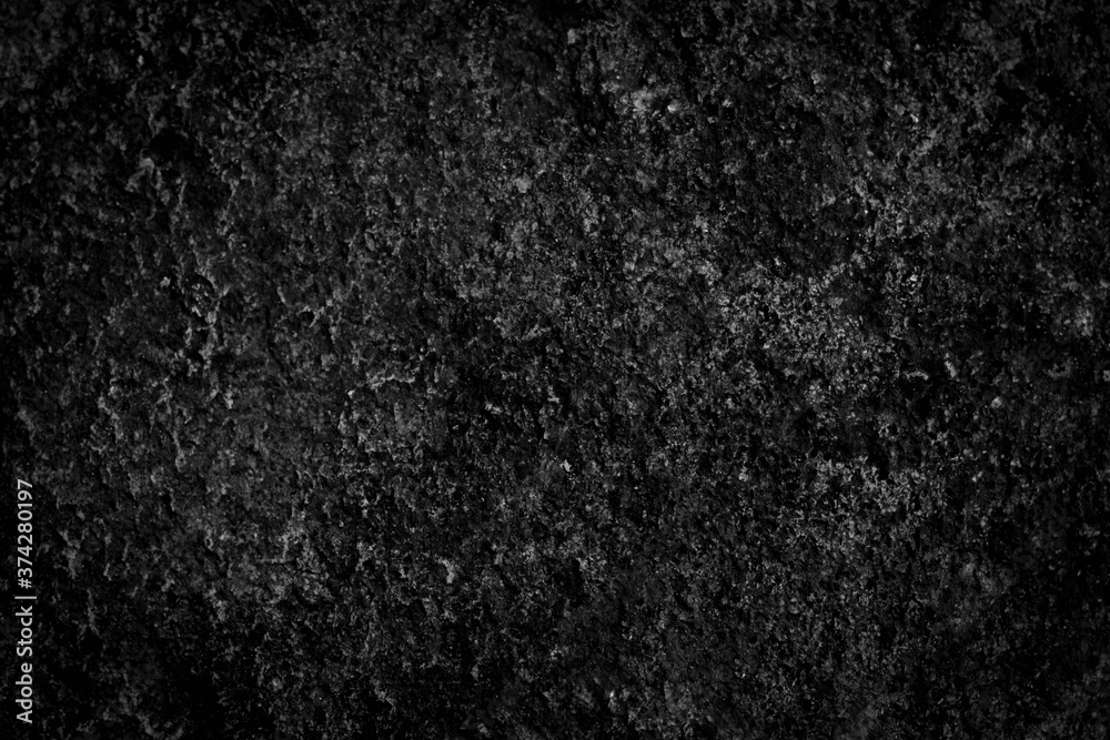 Fototapeta premium Black stone texture background Dark Cement, Grunge, Concrete With marble pattern blank black background wall for pretty design