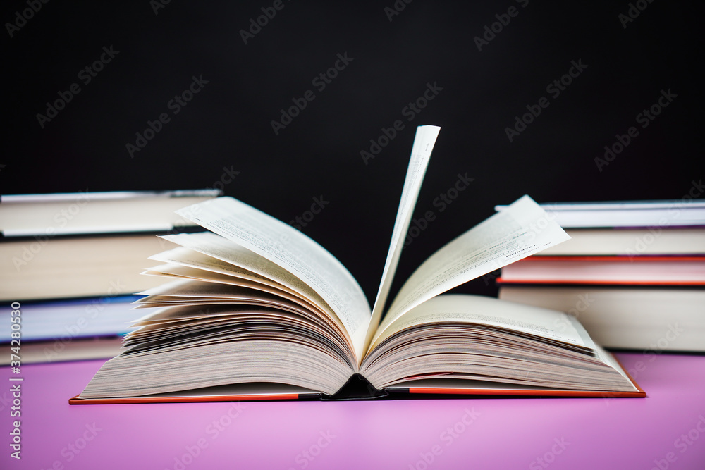 Open book on the table. It is time for education and therefore you need to go back to school. Open book on the table. It is time for education and therefore you need to go back to school.
