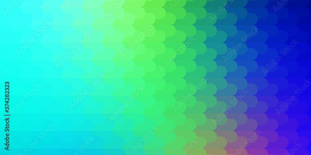 Light Blue, Green vector pattern with lines. Gradient illustration with straight lines in abstract style. Pattern for websites, landing pages.