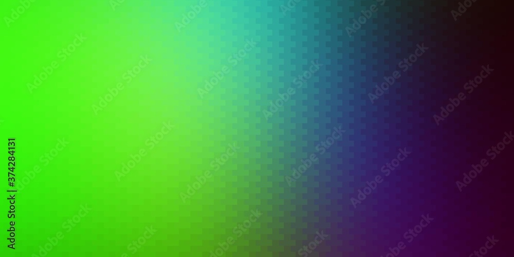 Obraz premium Light Pink, Green vector pattern in square style. New abstract illustration with rectangular shapes. Design for your business promotion.