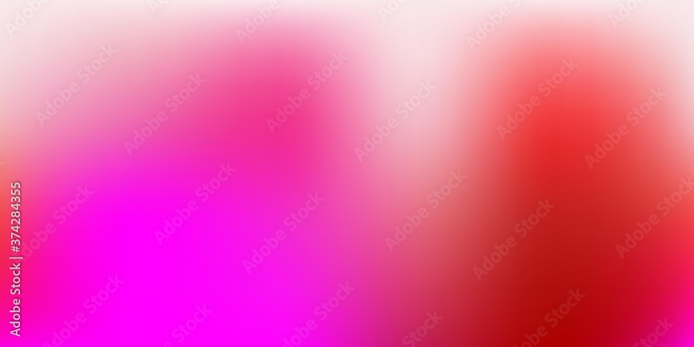 Fototapeta premium Light Pink, Yellow vector blurred backdrop.