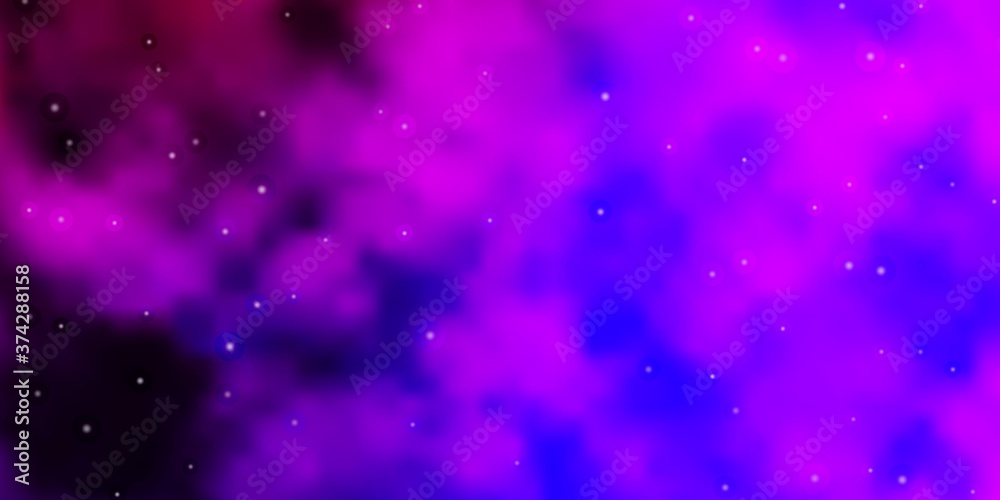 Light Purple vector background with small and big stars. Decorative illustration with stars on abstract template. Best design for your ad, poster, banner. Light Purple vector background with small and big stars. Decorative illustration with stars on abstract template. Best design for your ad, poster, banner.