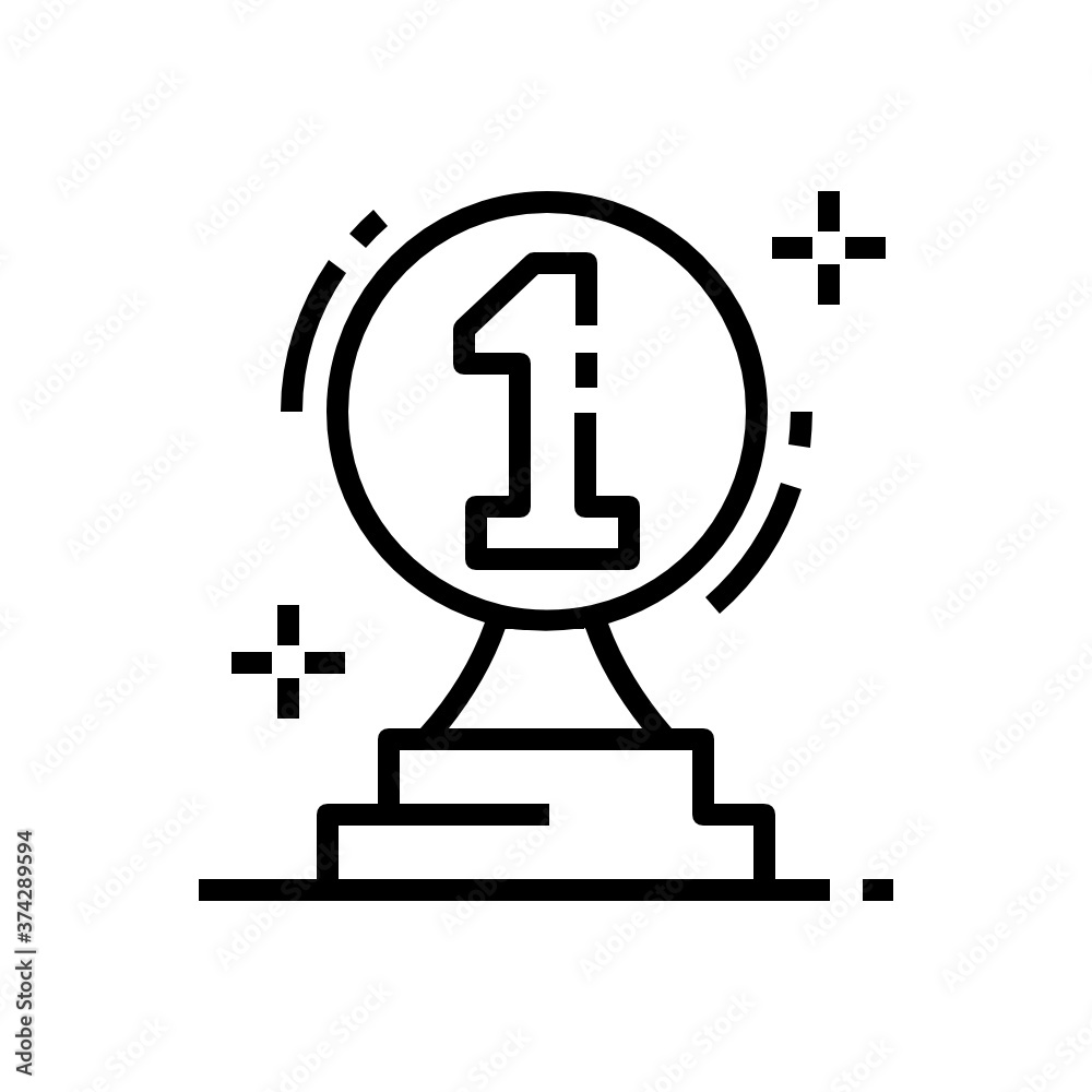Vector of championship trophy, icon of success concept
Vector of championship trophy, icon of success concept