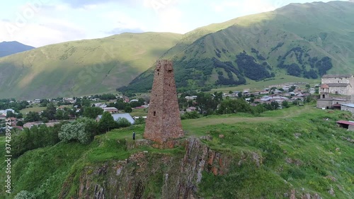 View of the mountain tower