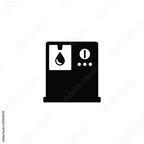 Water dispenser icon vector isolated on white