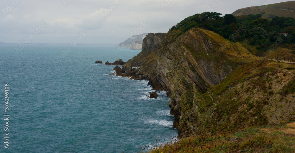 Fototapeta premium Durdle door and lulworth cove landscape shots