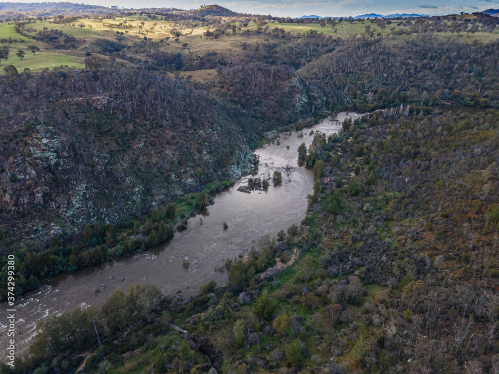 Murrumbidgee River flowing through Stony Creek Nature Reserve Murrumbidgee River flowing through Stony Creek Nature Reserve