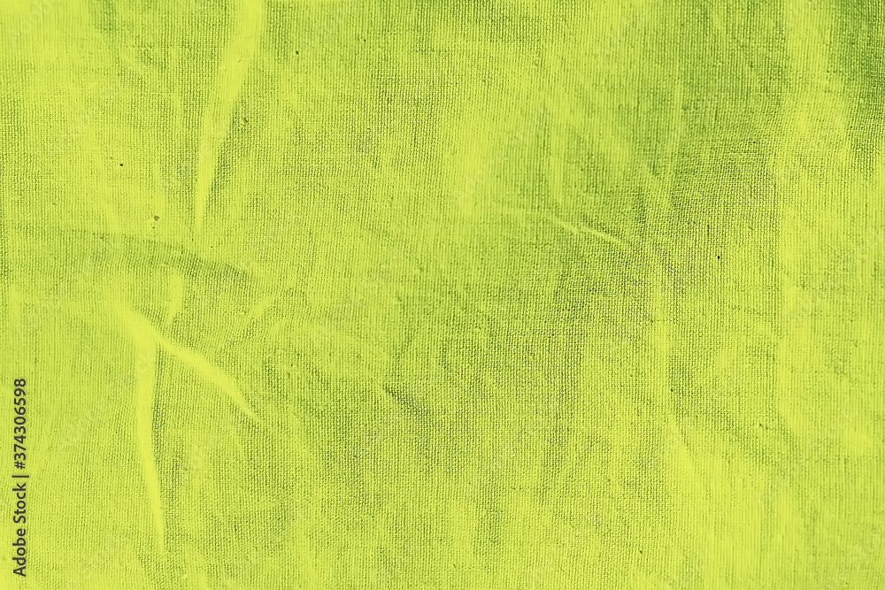 Obraz premium green bright fabric cotton texture wavy background abstract
