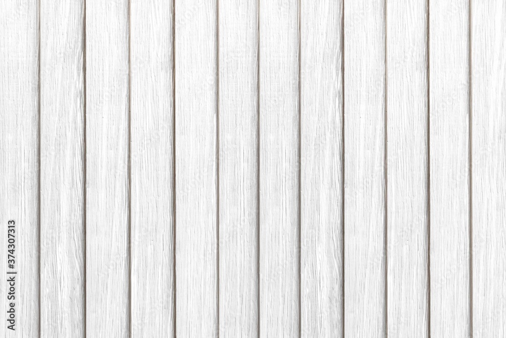 Naklejka premium Wood plank white timber texture background.Vintage table plywood woodwork hardwoods