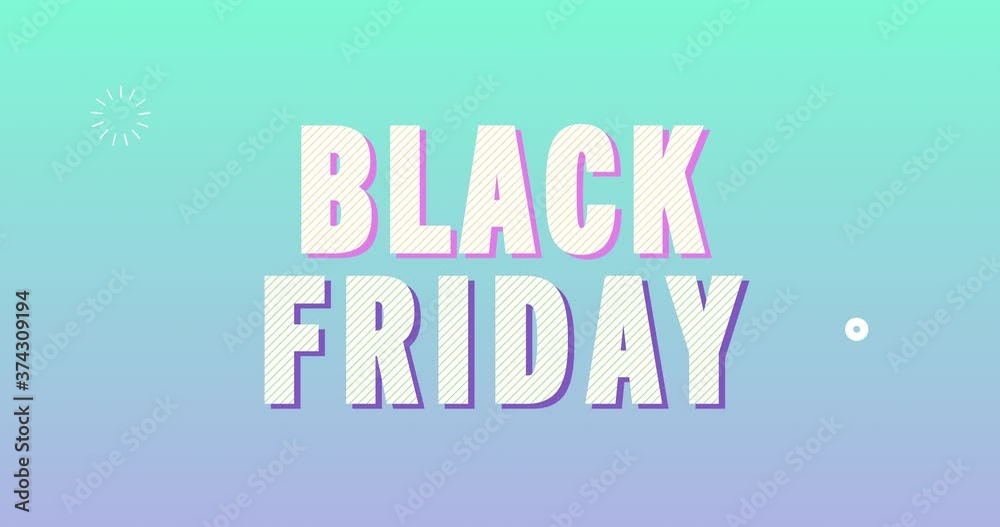 Black Friday. Retro (80s) text Animation on colorful background. High quality 4K intro (opener) Black Friday. Retro (80s) text Animation on colorful background. High quality 4K intro (opener)