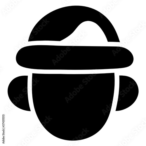 
Modern style icon of baby accessory, baby cup icon
