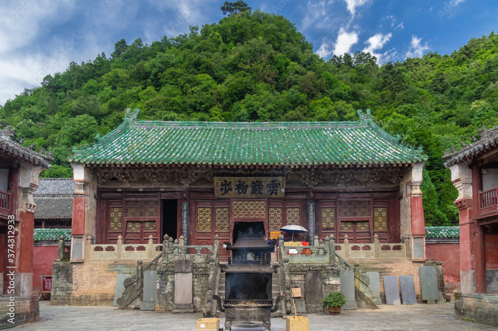 The charming summer scenery of Wudang Mountain, Hubei, China