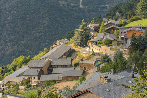 Cityscape of Cortals de Sabater in Sant Julia de Loria, Andorra photo