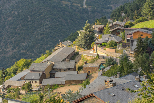 Cityscape of Cortals de Sabater in Sant Julia de Loria, Andorra