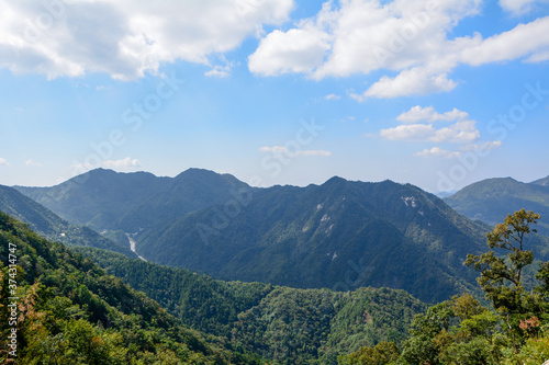 Summer Scenery of Heaven Village National Geological Park in Hubei, China