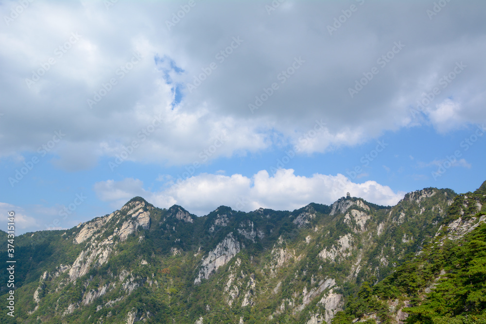 Summer Scenery of Heaven Village National Geological Park in Hubei, China