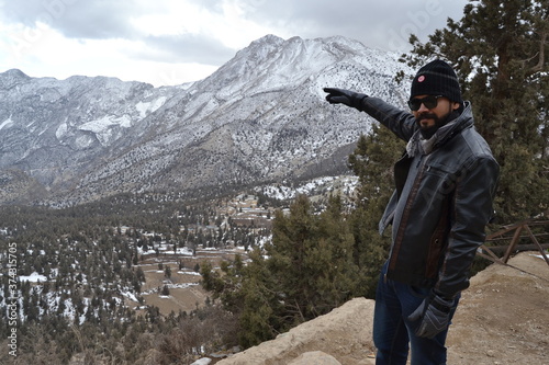 Ziarat Pakistan in Winter - Snow fall season  photo