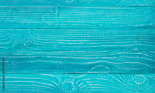 Blue horizontal wood background texture
