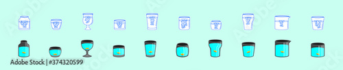 Effervescent tablet in glass - vector illustration
