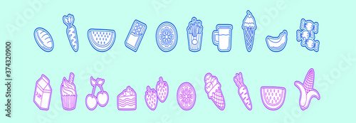 set of healthy products for keto diet, fats, proteins and carbs on one keto vector illustration. low carbs ketogenic diet food cartoon icon design template with various models. vector illustration