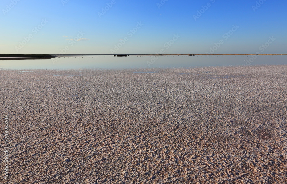 Obraz premium Dry salt lake