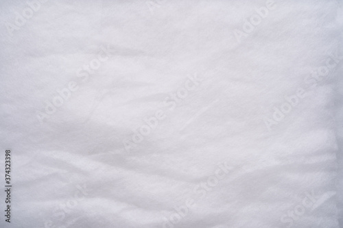 A top view of a texture background of soft warm synthetic fluffy microfibre material.