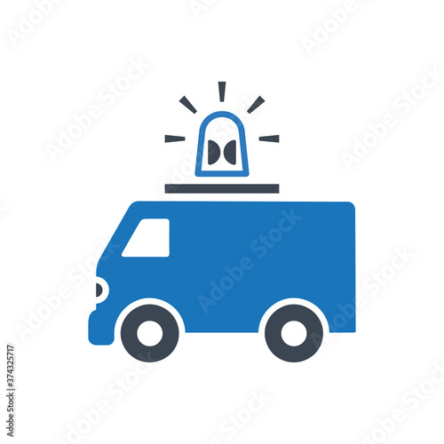Ambulance icon ( vector illustration )