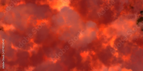 abstract background bright orange smoke similar to burning