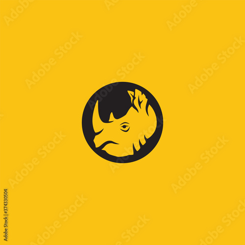 animal rhino logo