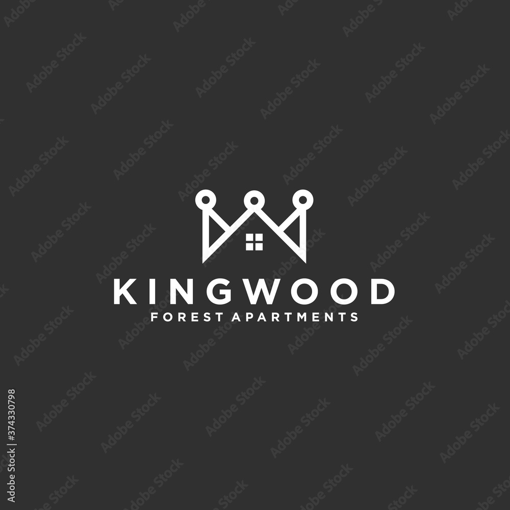 home king logo. home icon