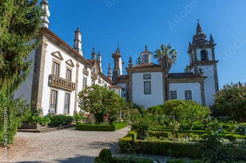 View of the Solar de Mateus exterior building, iconic of the 18th century Portuguese baroque