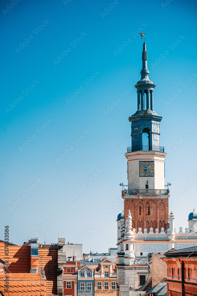 Fototapeta premium Traditional Cathedral building in Poznan, Poland