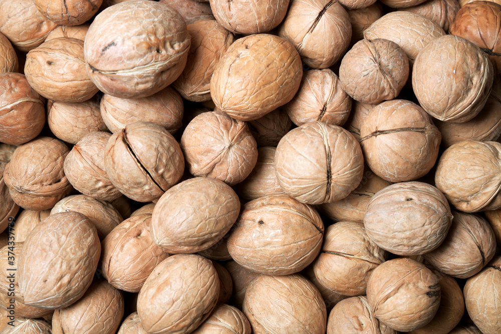 Walnut as a very stylish background of natural products in a beautiful color. Walnut as a very stylish background of natural products in a beautiful color.