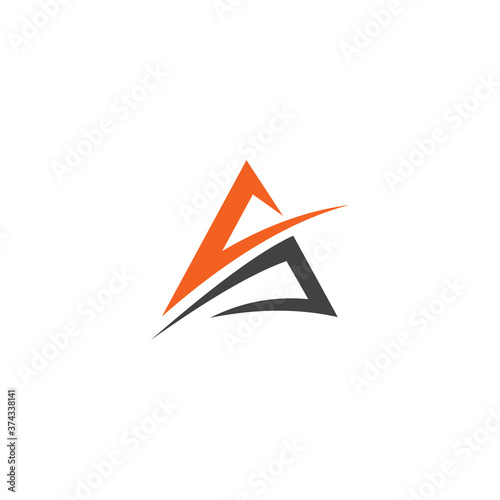 logo vektor letter A 