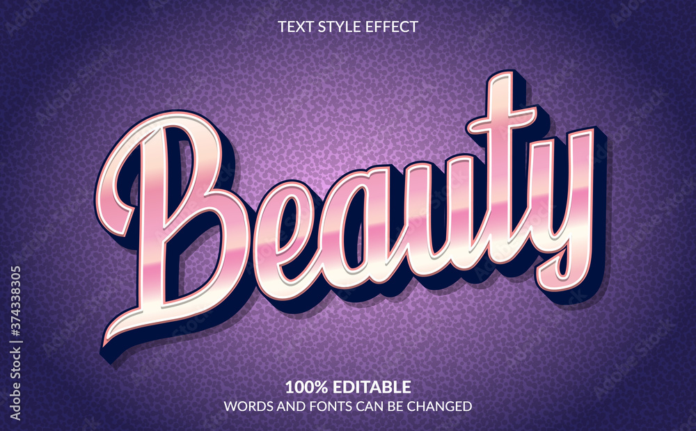 Beauty text