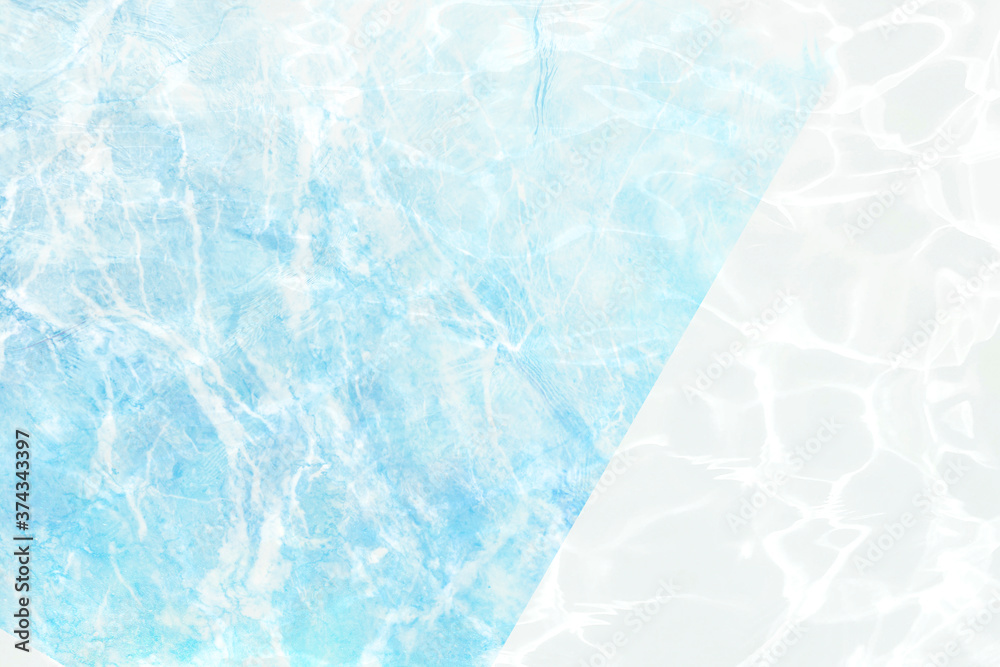 Obraz premium 背景テクスチャ夏海面水紋水面波紋