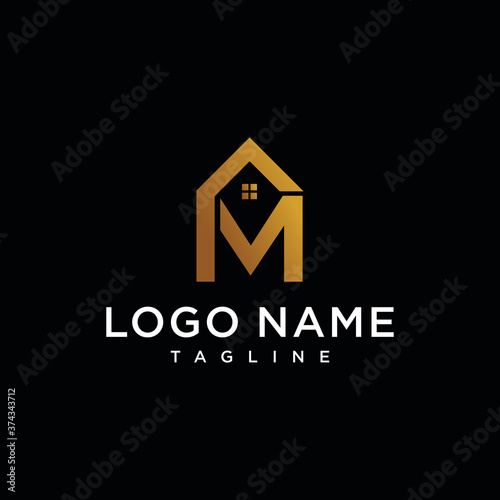 company logo M home