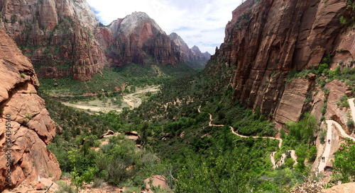 View from Angel's Landing - Zion National Park, Utah