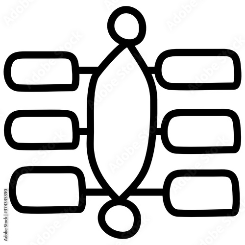 Editable modern design icon of space station icon