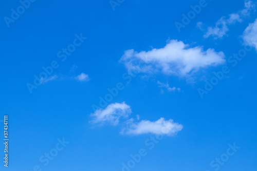 blue Sky and clouds closeup