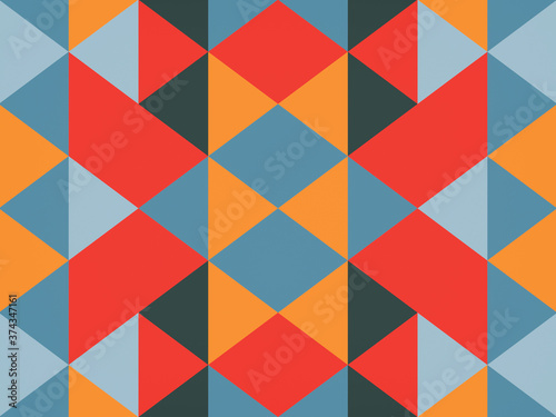 Abstract background texture with multicolor geometric pattern.