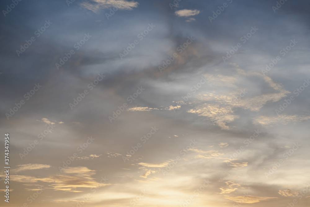 silhouette Sky sunset on background. silhouette Sky sunset on background.